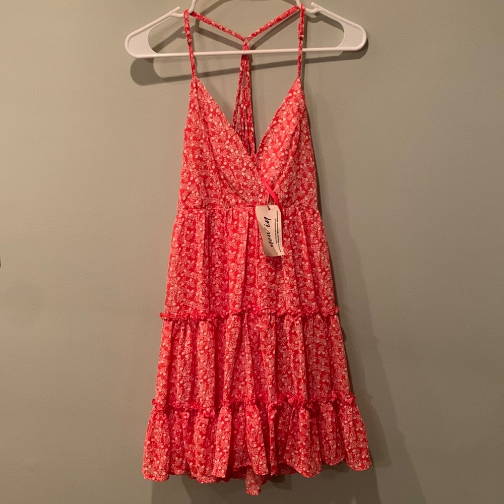 NWT red summer dress